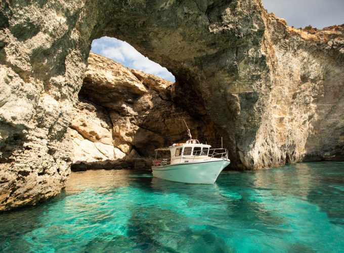 Exclusive Private Boat Rental – Blue Lagoon, Crystal Lagoon and Gozo Escape – 7 Hrs – Boat Charter Malta #128
