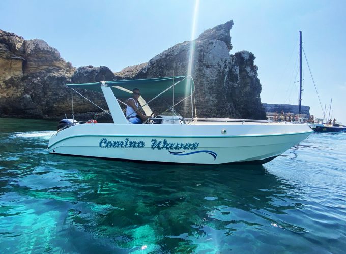 Private Boat Trip to Comino, Blue Lagoon and Gozo – 3 Hrs – Boat Charter Malta #249
