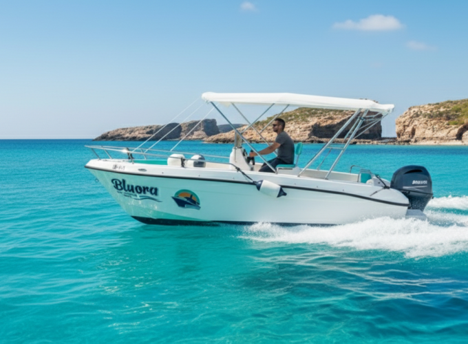 Private Boat Rental – Discover Blue Lagoon, Crystal Lagoon and Gozo – 4 Hrs – Boat Charter Malta #280