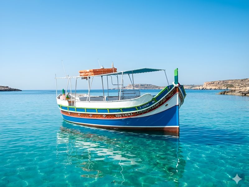 Private Boat Rental – Explore Comino, Blue Lagoon and Crystal Lagoon – 4 Hrs – Boat Charter Malta #282