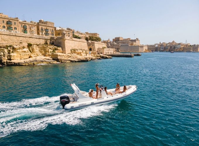 Private Boat Trip – Explore Comino, Blue Lagoon, and Crystal Lagoon – 4 Hrs – Boat Charter Malta #292
