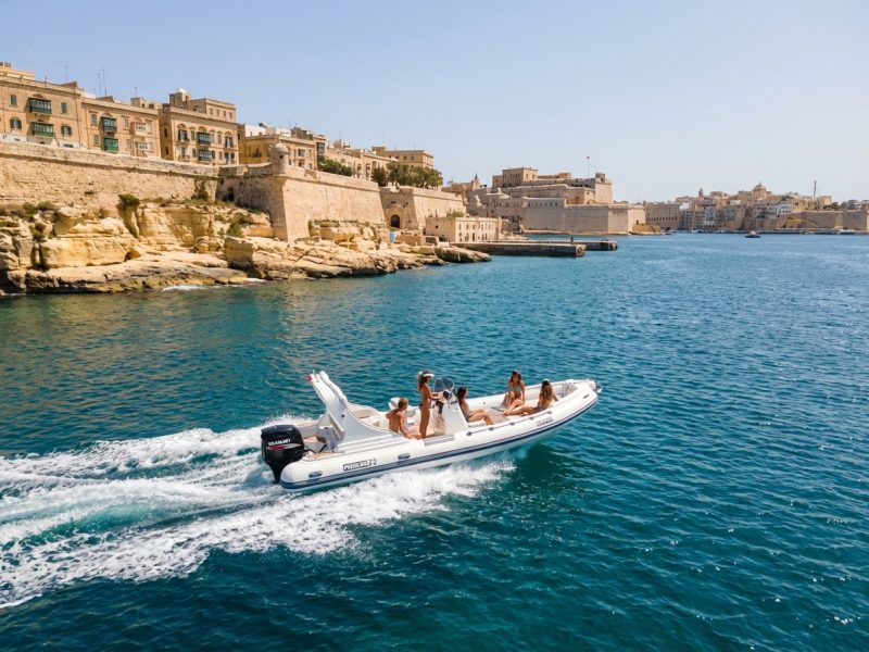 Private Boat Trip – Explore Comino, Blue Lagoon, and Crystal Lagoon – 4 Hrs – Boat Charter Malta #292
