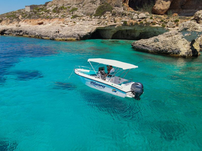 Private Boat Rental – Discover Blue Lagoon, Crystal Lagoon and Gozo – 4 Hrs – Boat Charter Malta #280